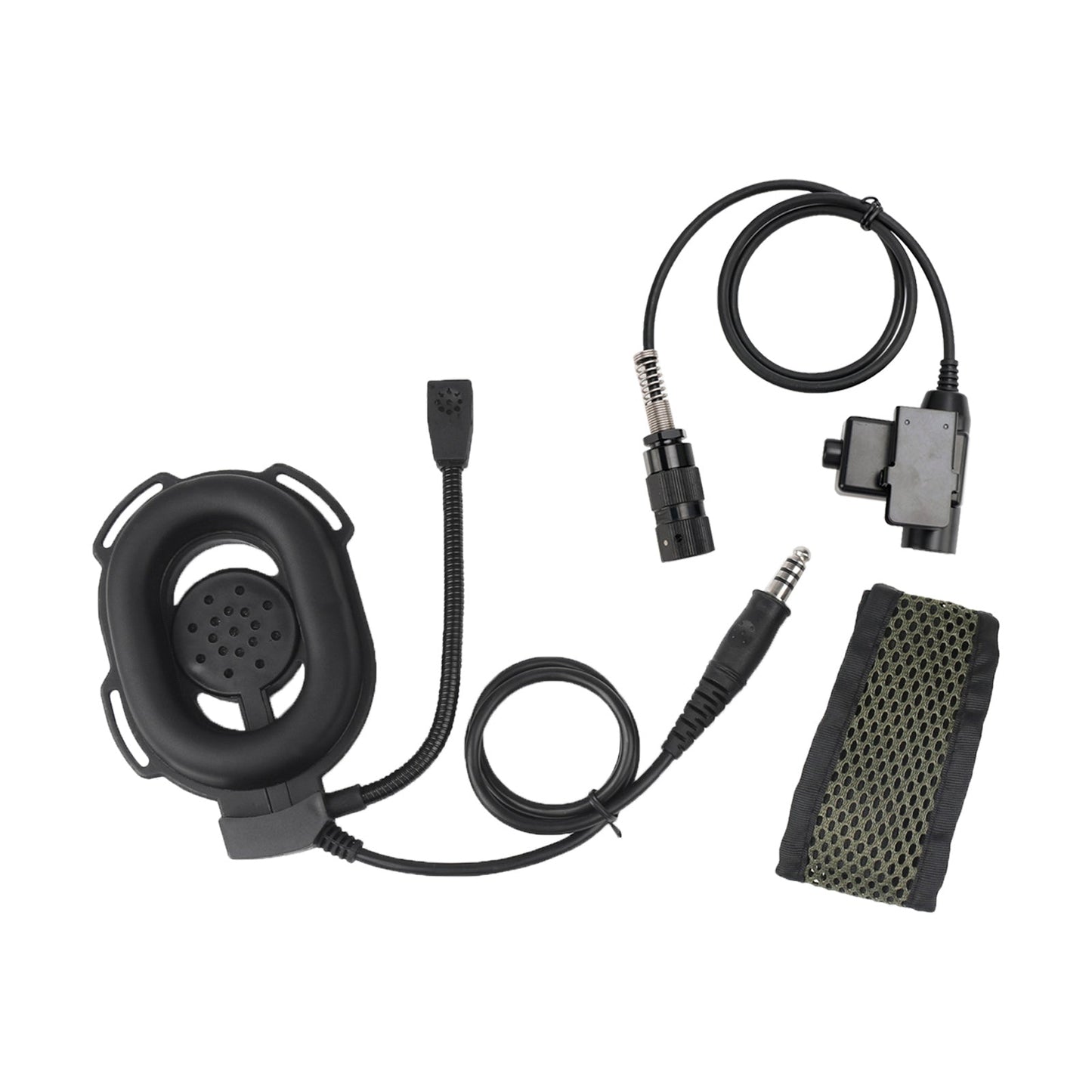 For AN/PRC148 PRC152 U329 Radio 6-Pin U94 PTT Z Tactical Bowman Elite II Headset