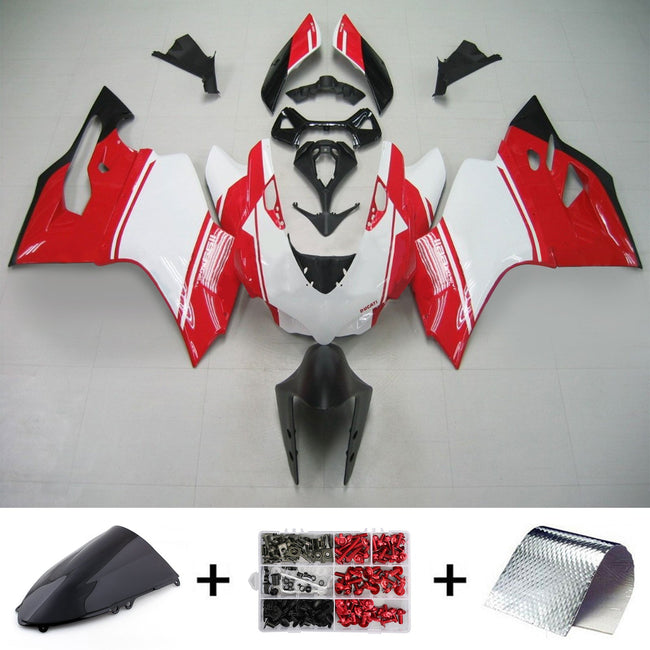 2012-2015 Ducati 1199 899 Injection Fairing Kit Bodywork Plastic ABS #101