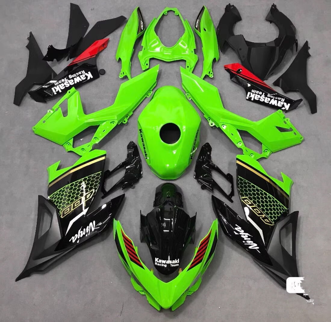 2018-2023=4 Kawasaki EX400 Ninja400 Fairing Kit Bodywork Plastic ABS
