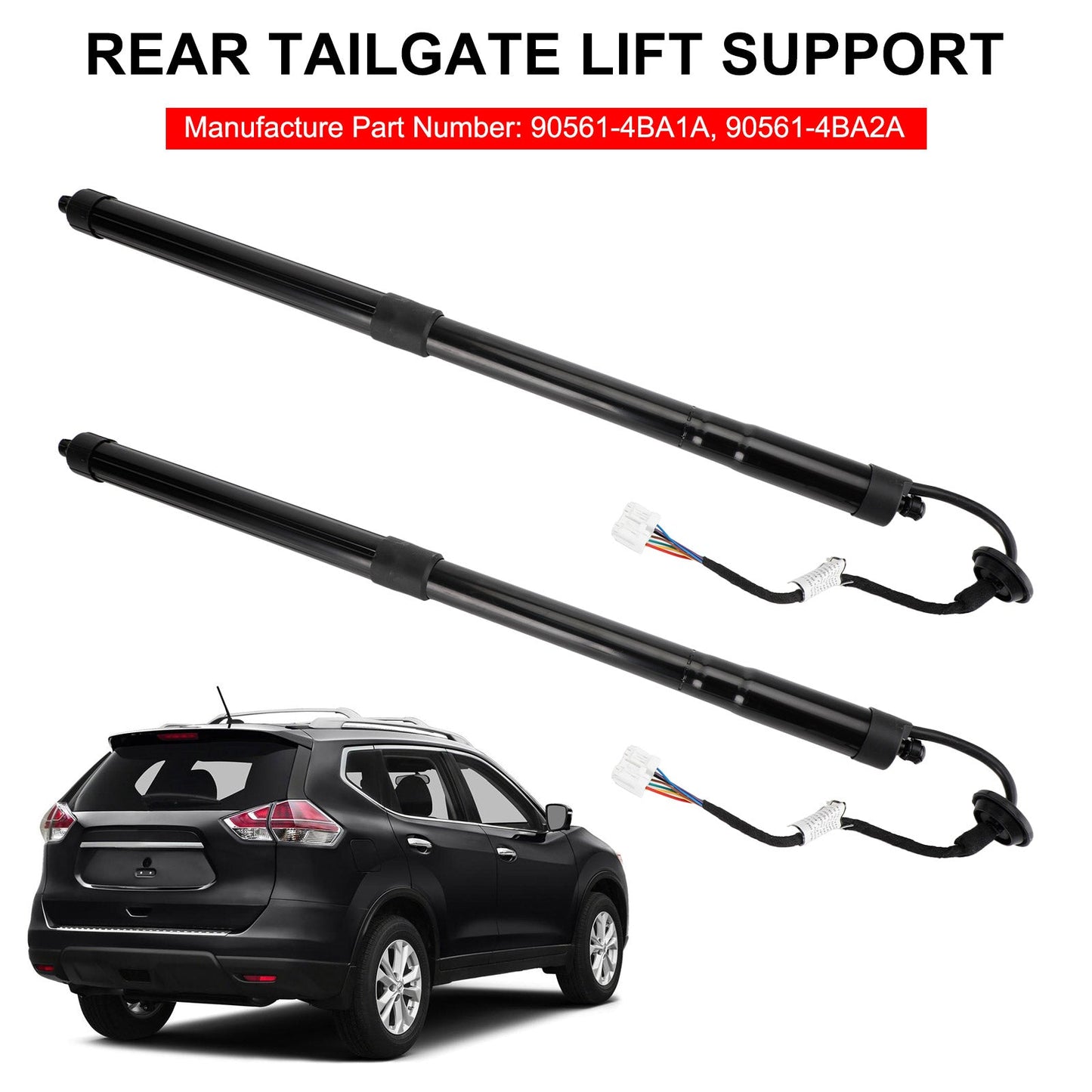 Rear Tailgate Power Hatch Lift Support W/ Opener 90561-4BA4A Fit Nissan Rogue S