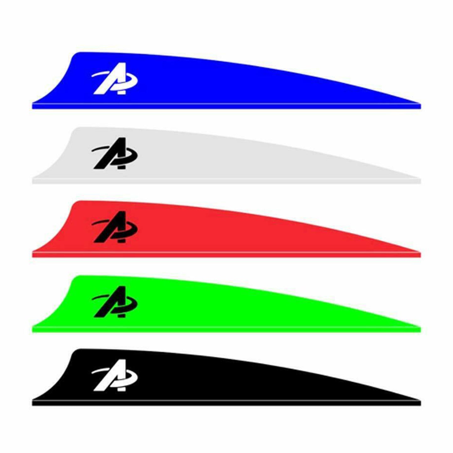 50pcs 2" 3" 4" Archery Plastic Vanes Arrow Feathers Rubber Fletches Fletching