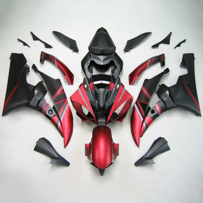 2006-2007 Yamaha YZF 600 R6 Amotopart Injection Fairing Kit Bodywork Plastic ABS #133