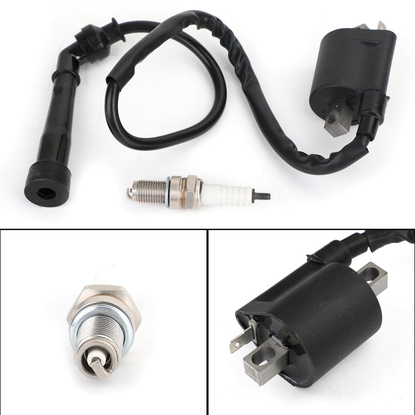Ignition Coil + Spark Plug For Yamaha Grizzly 660 Raptor 660R