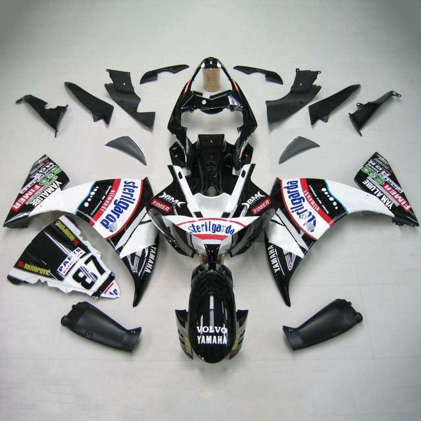 2009-2011 Yamaha YZF 1000 R1 Injection Fairing Kit Bodywork Plastic ABS #121