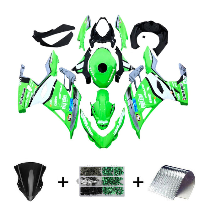 2018-2023=4 Kawasaki EX400 Ninja400 Fairing Kit Bodywork Plastic ABS