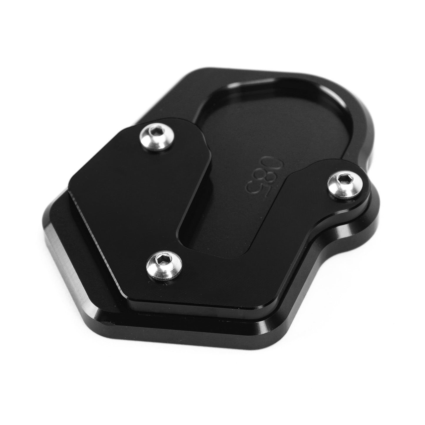 Kickstand Side Stand Extension Pad Fit For BMW F900R 2020 BLK