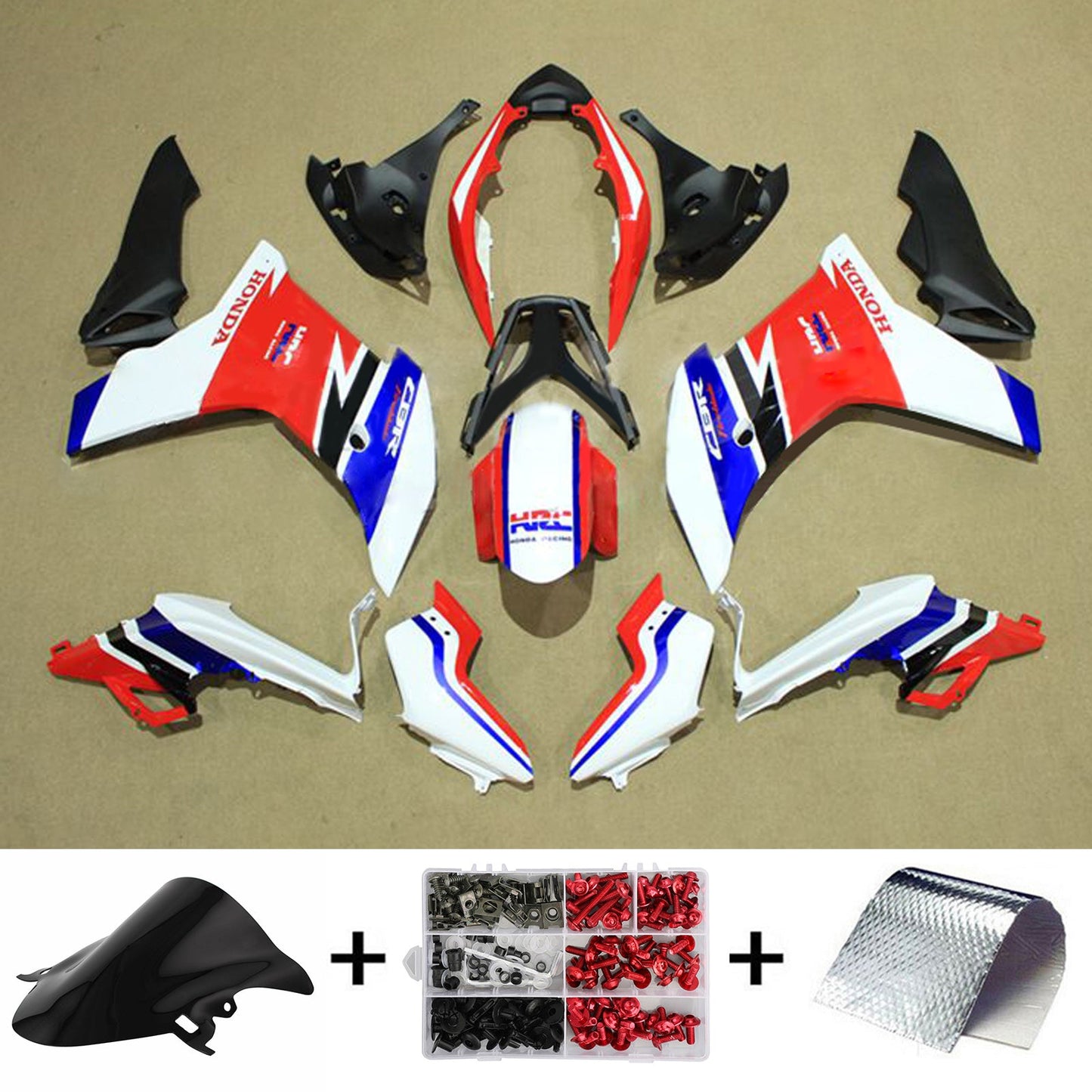 2011-2013 Honda CBR600F Injection Fairing Kit Bodywork Plastic ABS#113