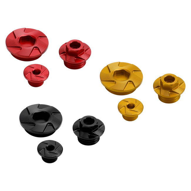 CNC Ignition Cover Oil Cap Engine Plug Kit For Honda CRF250R CRF150R 2010-2017