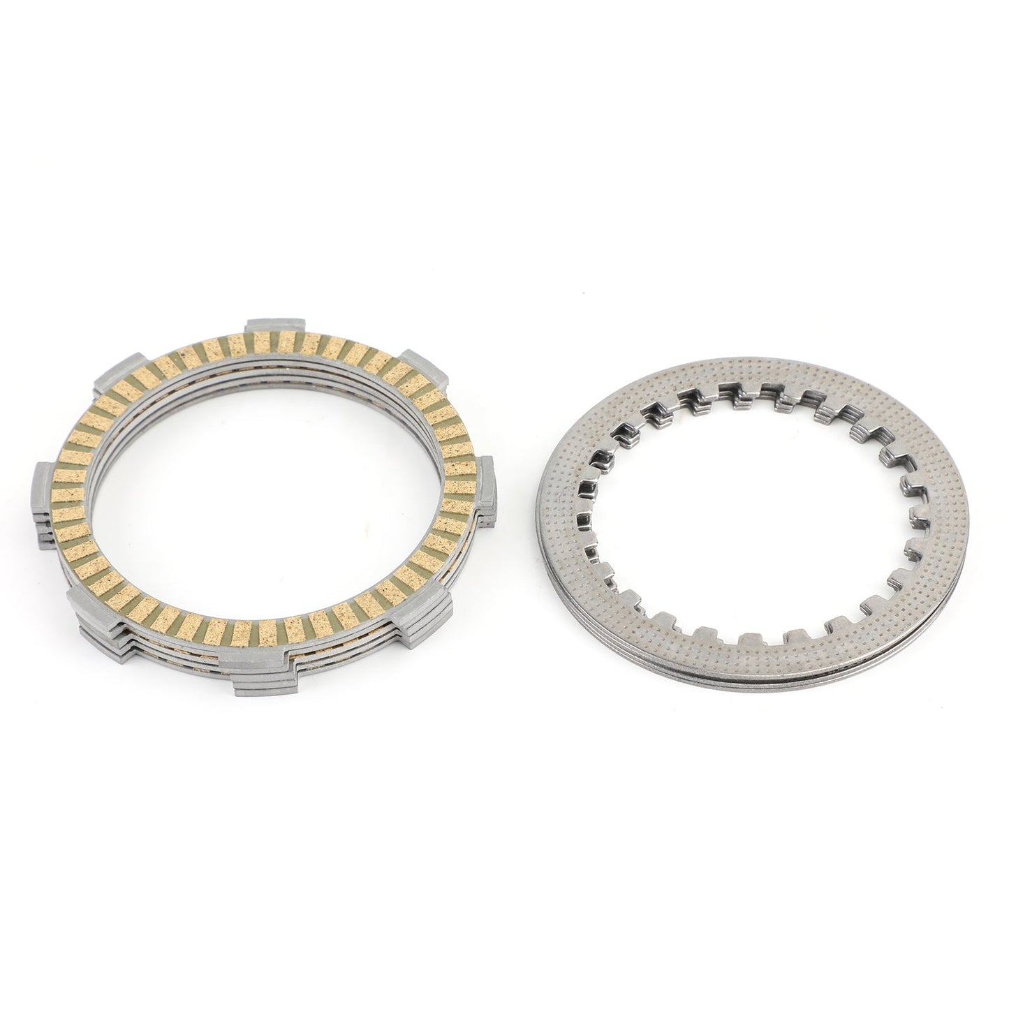 Clutch Plate Kit - Friction & Steel Plates For Honda CR80 CR85R CR85RB CB100 N CB125 CLR125 City Fly SL100 SL125 CL125
