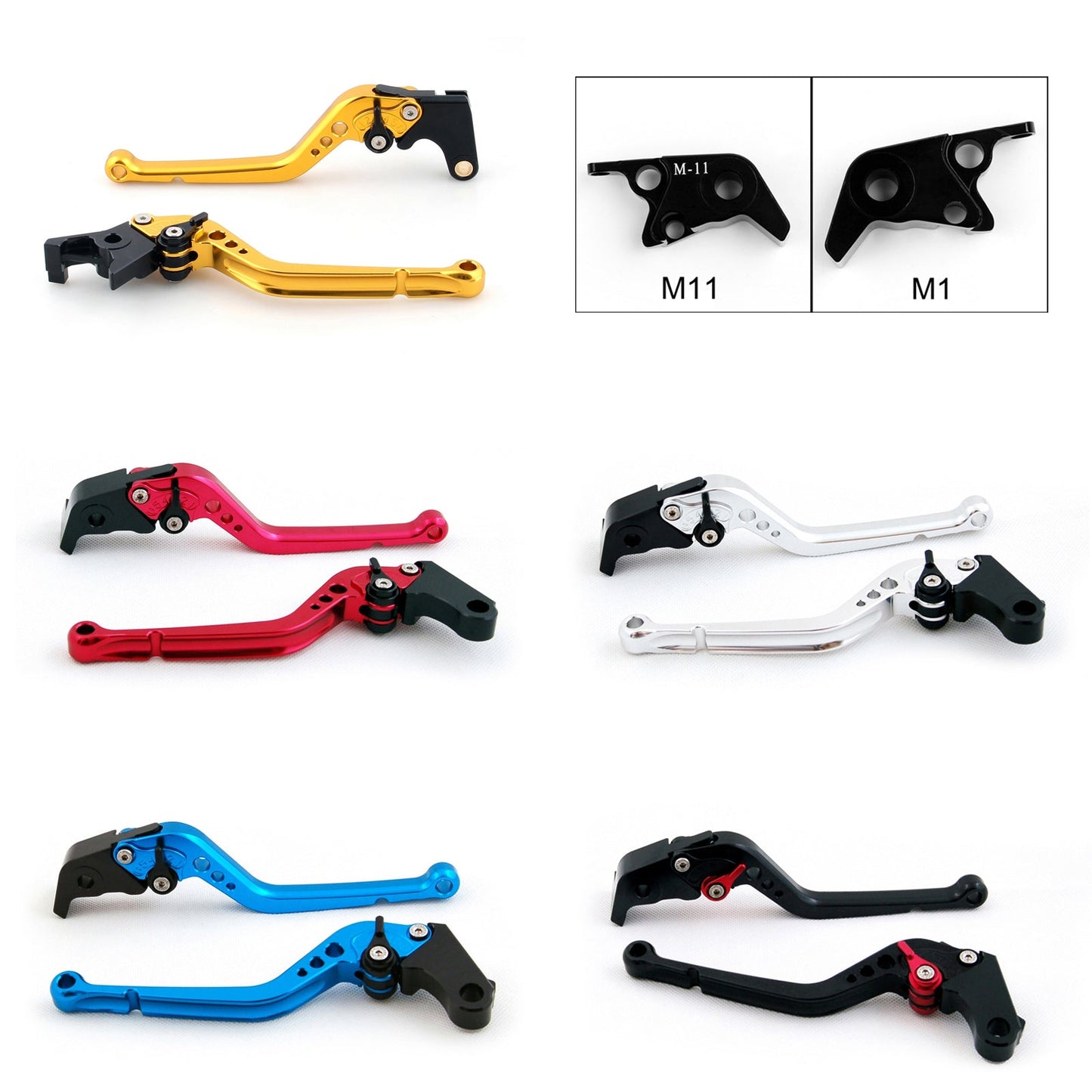 Long Brake Clutch Levers For BMW HP2 SPORT 2008-2011 Black