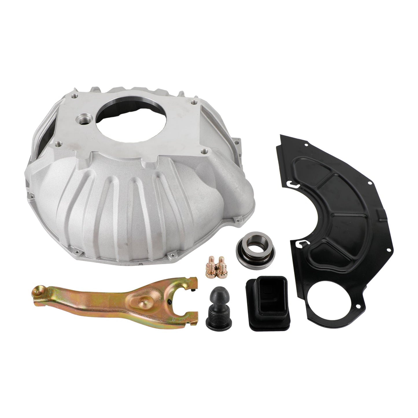 3899621 Bell Housing Kit & 11" Clutch Fork & Throwout Bearing & Cover for Chevy