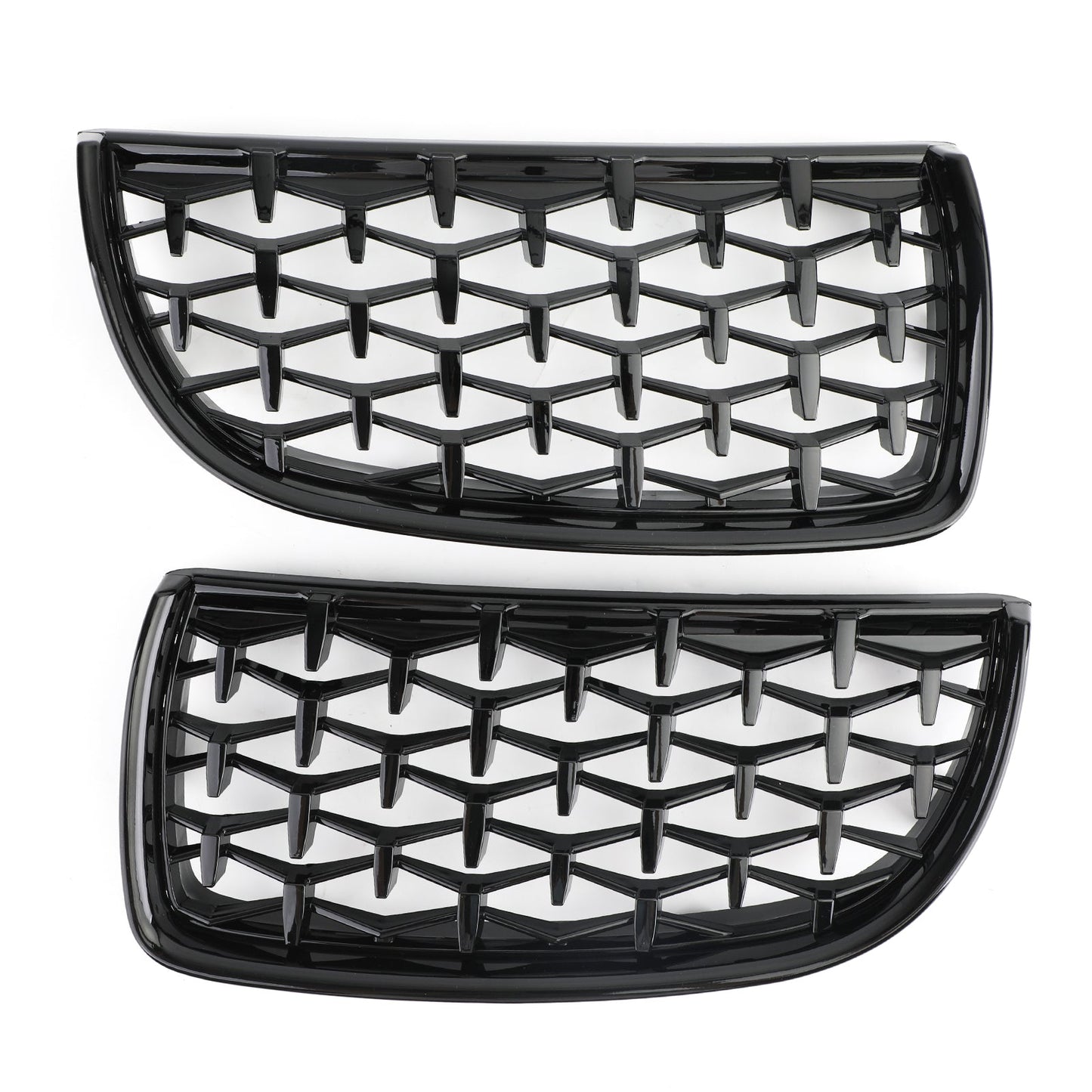 Meteor Black Kidney Grill Mesh Grille Fit BMW E90 3 Series Sedan 2005-2008