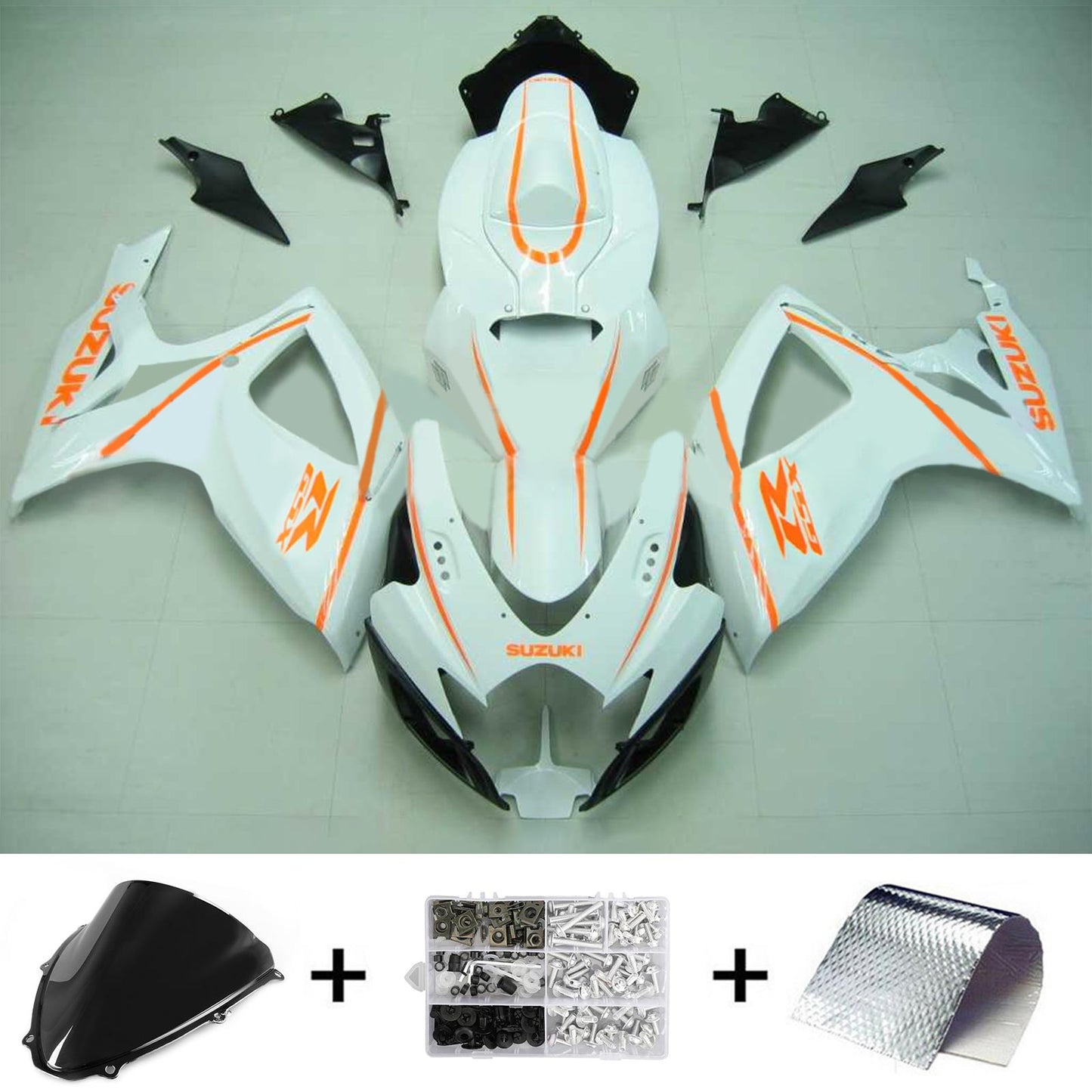 2006-2007 Suzuki GSXR 600/750 K6 Amotopart Injection Fairing Kit Bodywork Plastic ABS #173