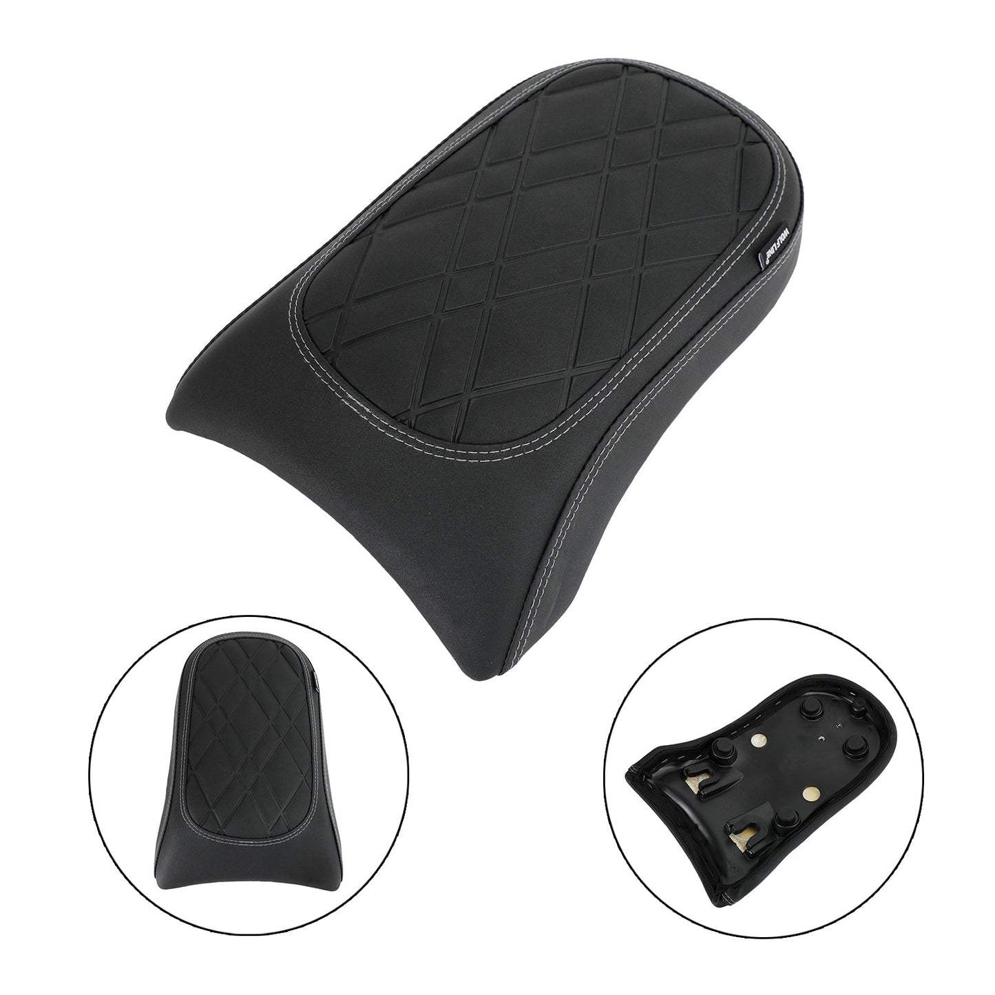 BMW R18 Bikes 2020-2022 2021 Rear Seat Passenger Cushion Flat Pu Black Grid