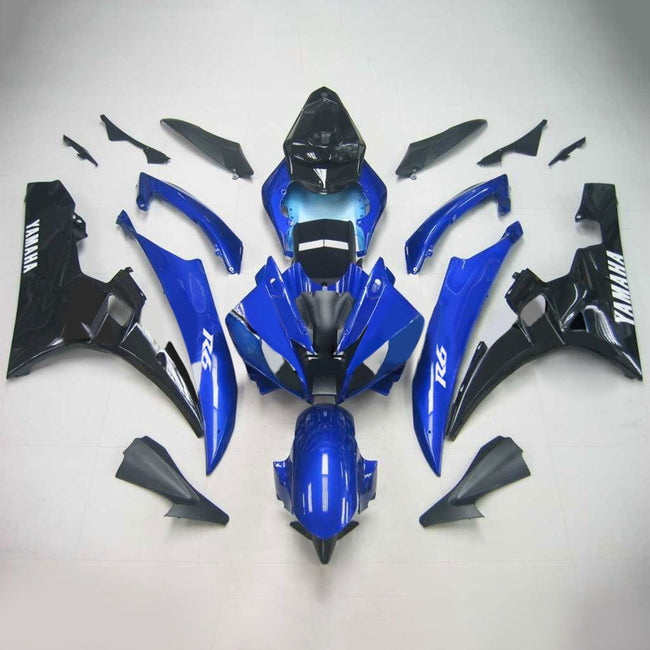 2006-2007 Yamaha YZF 600 R6 Amotopart Injection Fairing Kit Bodywork Plastic ABS #119