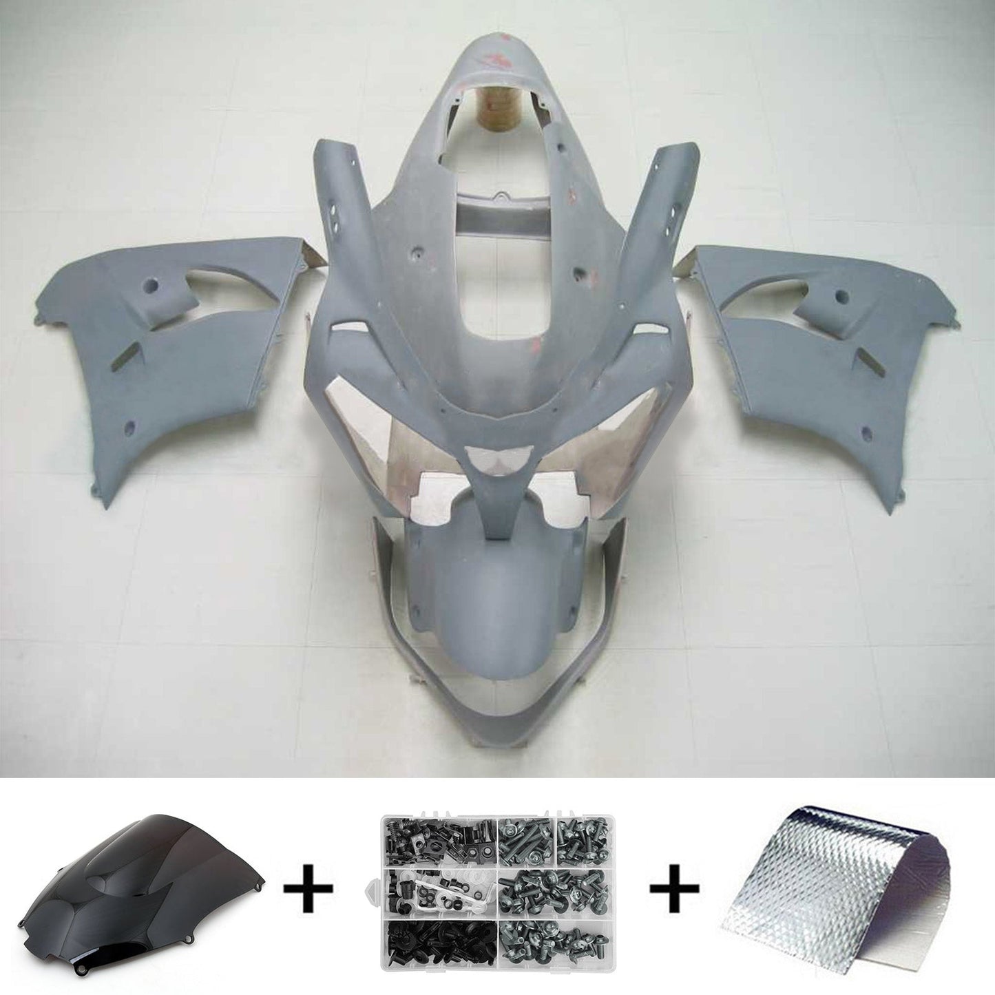 2002-2003 Kawasaki ZX9R Amotopart Injection Fairing Kit Bodywork Plastic ABS #121