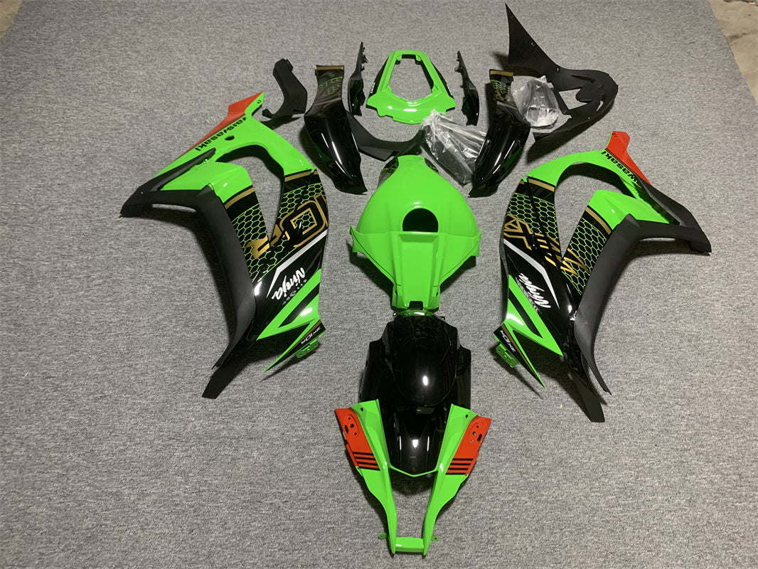 2011-2015 Kawasaki ZX10R Injection Fairing Kit Bodywork Plastic ABS #124