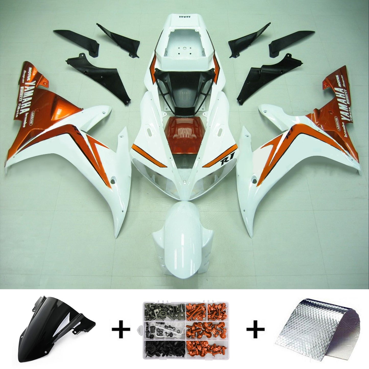 2002-2003 Yamaha YZF 1000 R1 Injection Fairing Kit Bodywork Plastic ABS #113