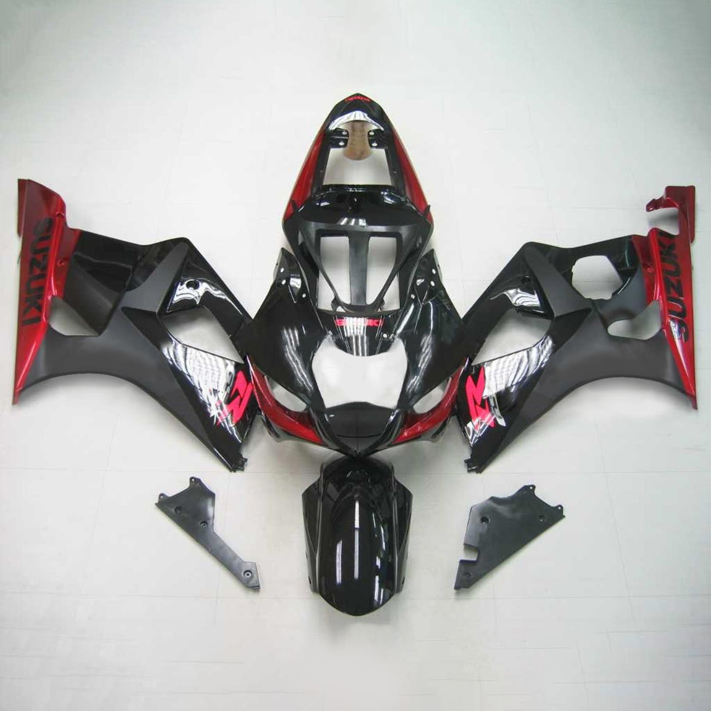 2003-2004 Suzuki GSXR1000 K3 Amotopart Injection Fairing Kit Bodywork Plastic ABS #117