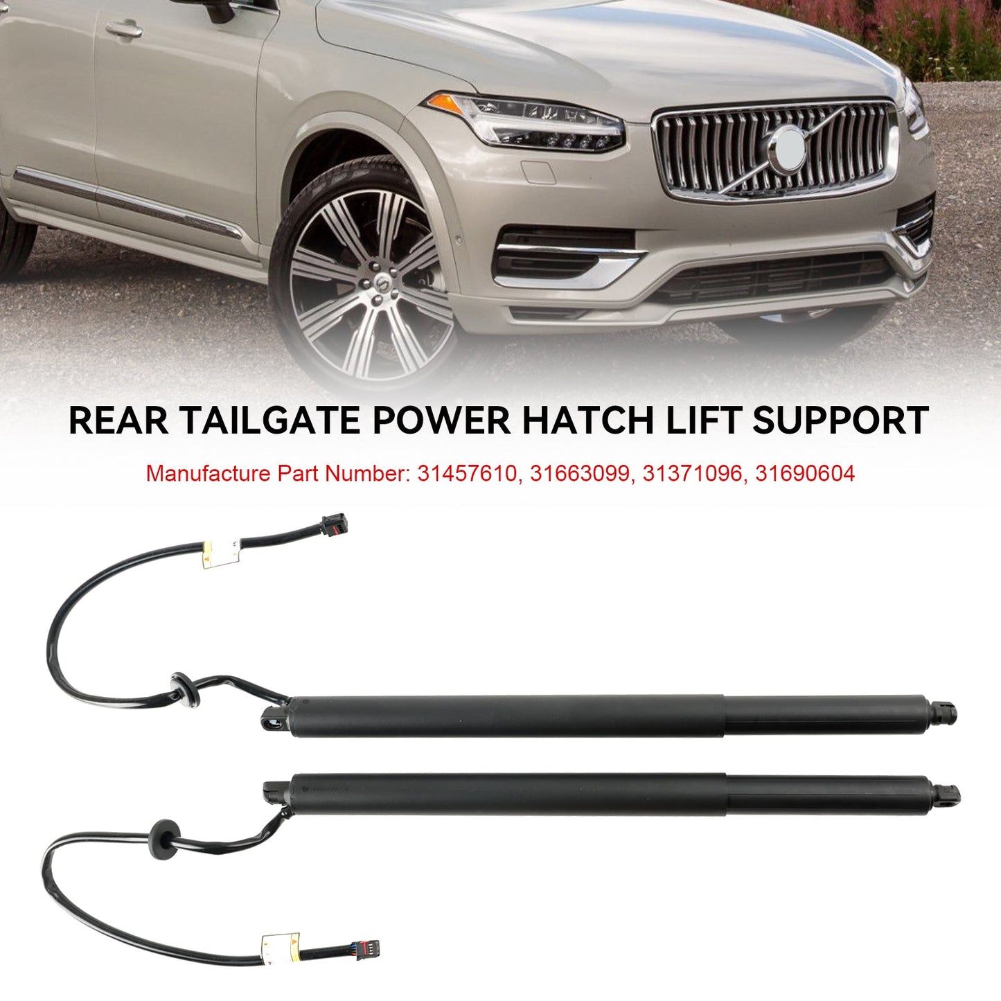 2016-2019 Volvo XC90 Sport Utility 2PCS Rear Tailgate Power Lift Support