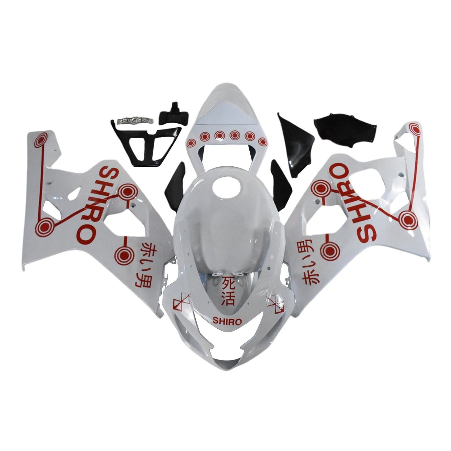 2004-2005 Suzuki GSXR 600/750 K4 Injection Fairing Kit Bodywork Plastic ABS