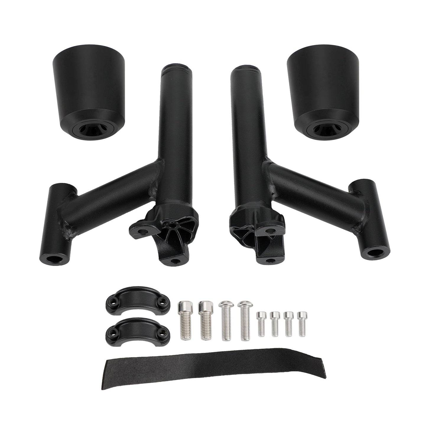 Rc390 Rc 390 2022-2023 Aluminum Frame Crash Sliders Protection Black