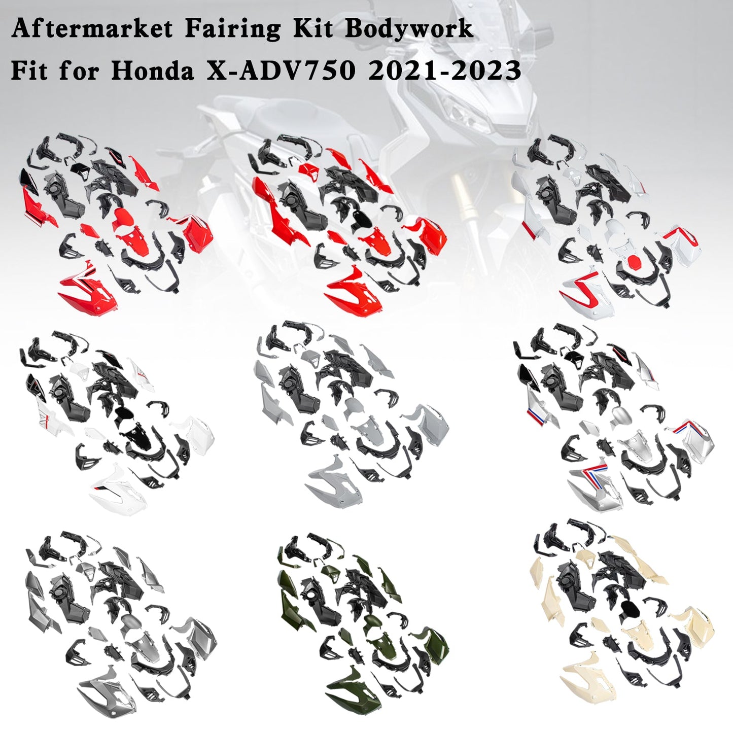 2021-2023 Honda X-ADV 750 Injection Molding Fairing Kit Bodywork 01##63