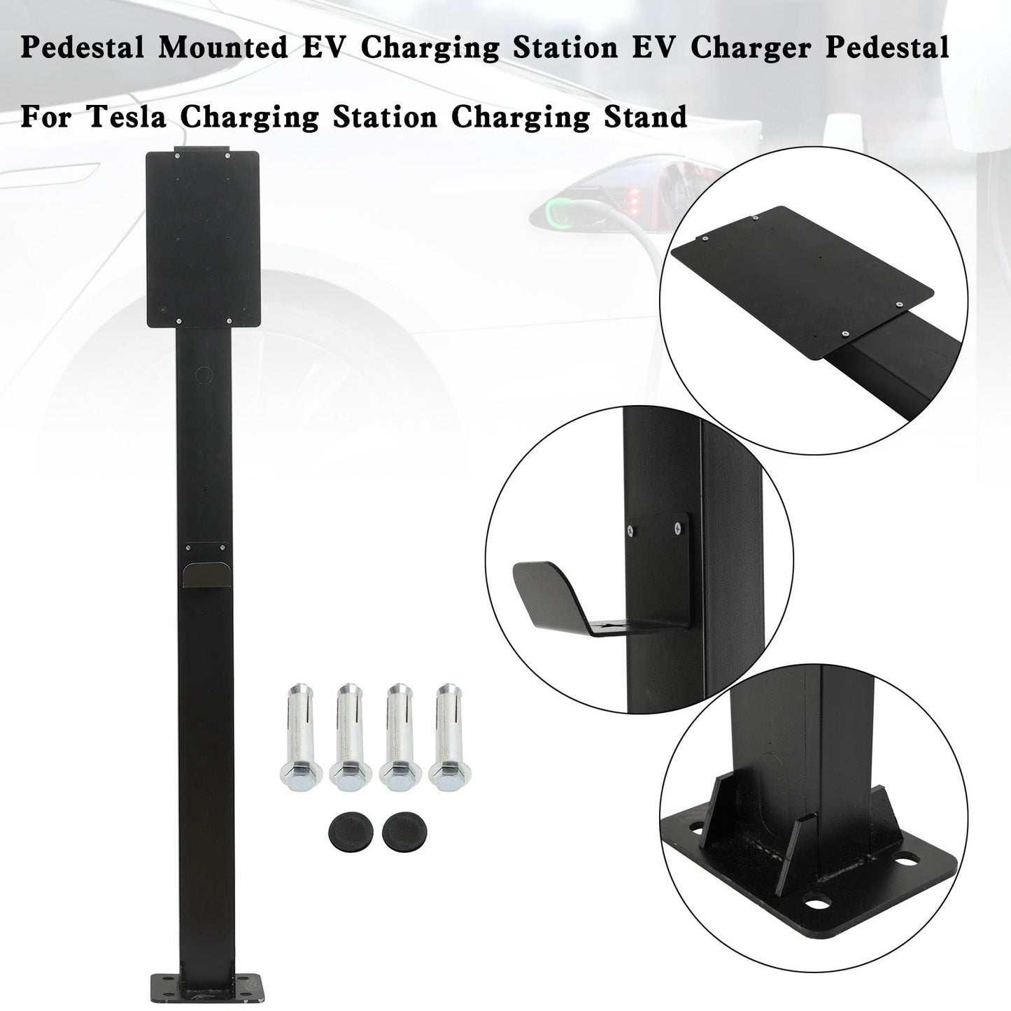 Pedestal Mounted EV Charging Station EV Charger Stand For Tesla Charging Station