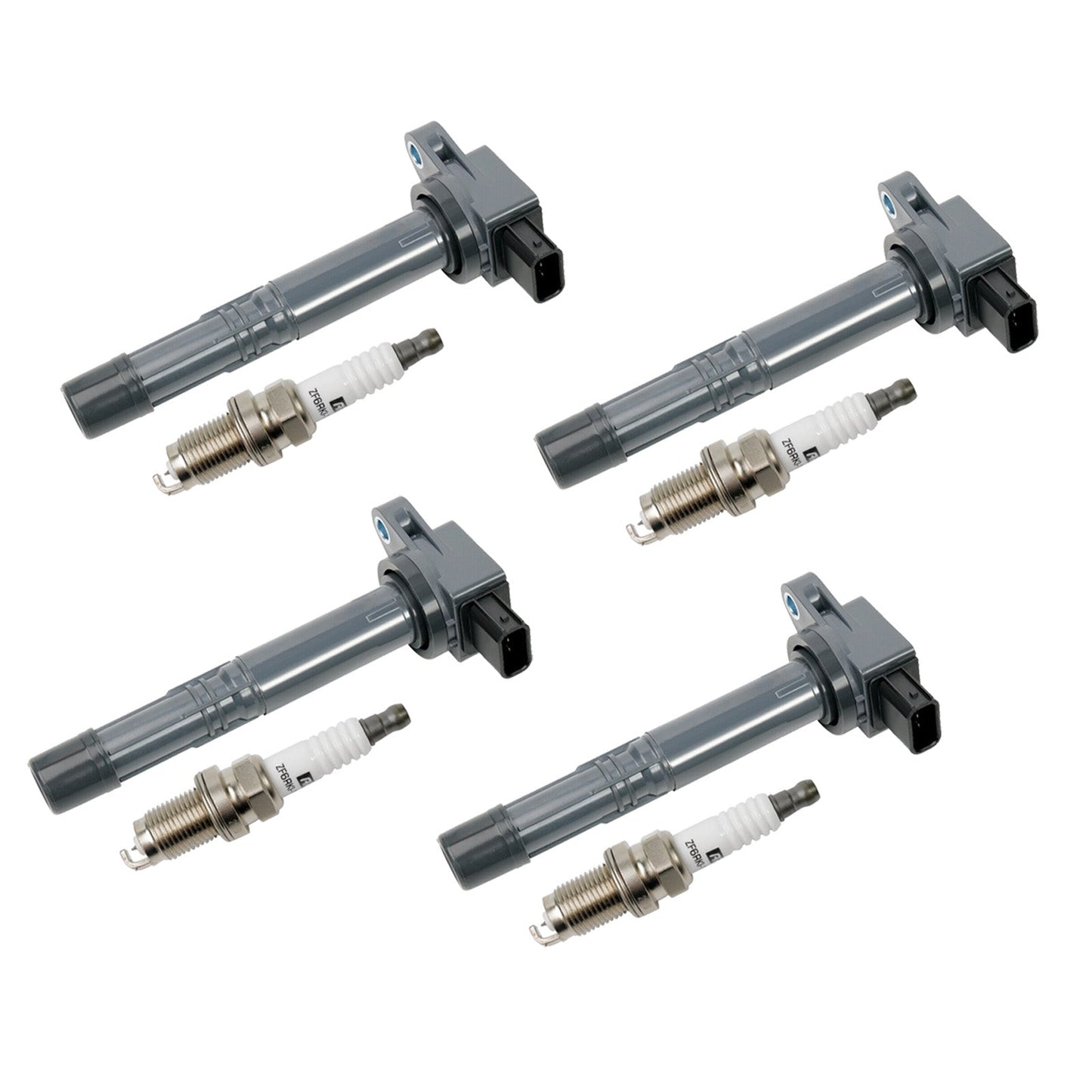 2006-2011 Acura CSX 2.0L l4 4X Ignition Coils+Spark Plugs UF311 Fedex Express