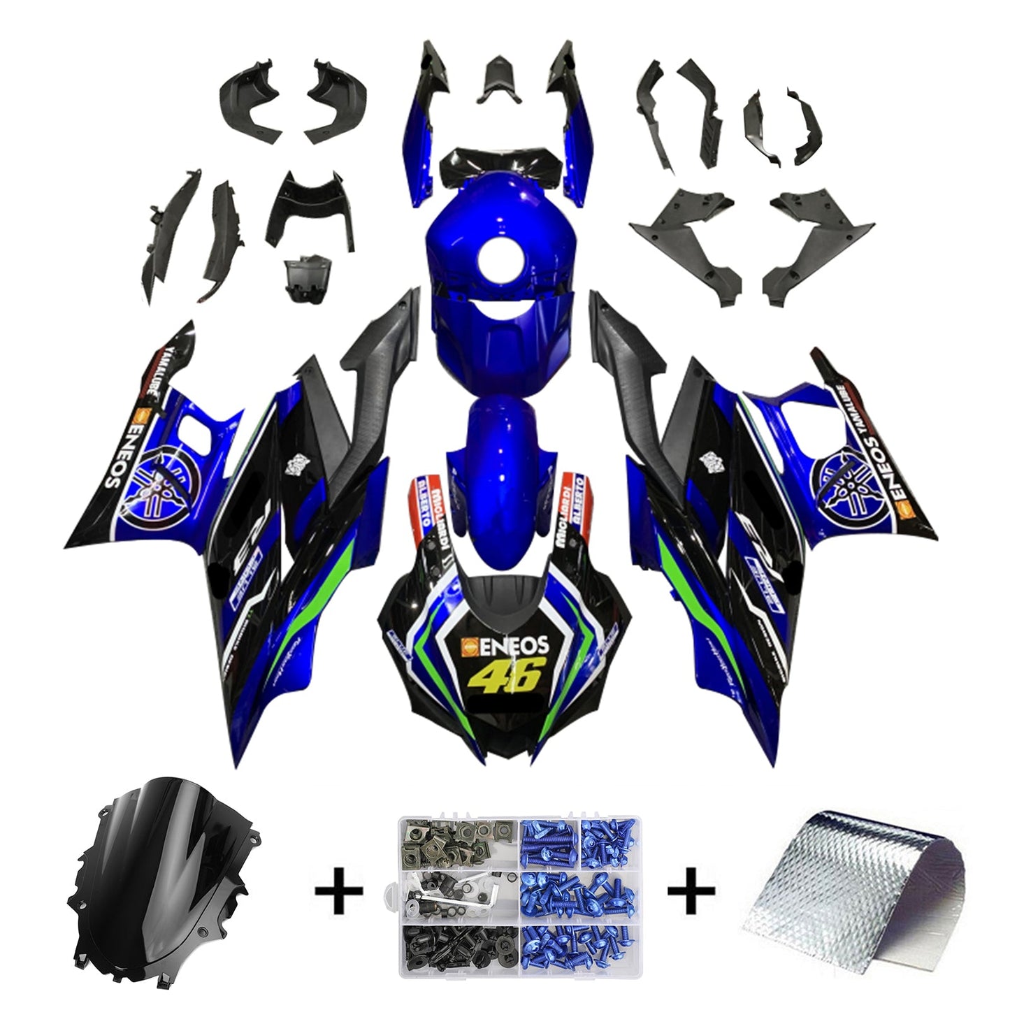 2022-2023 Yamaha YZF-R3 R25 Injection Fairing Kit Bodywork Plastic ABS