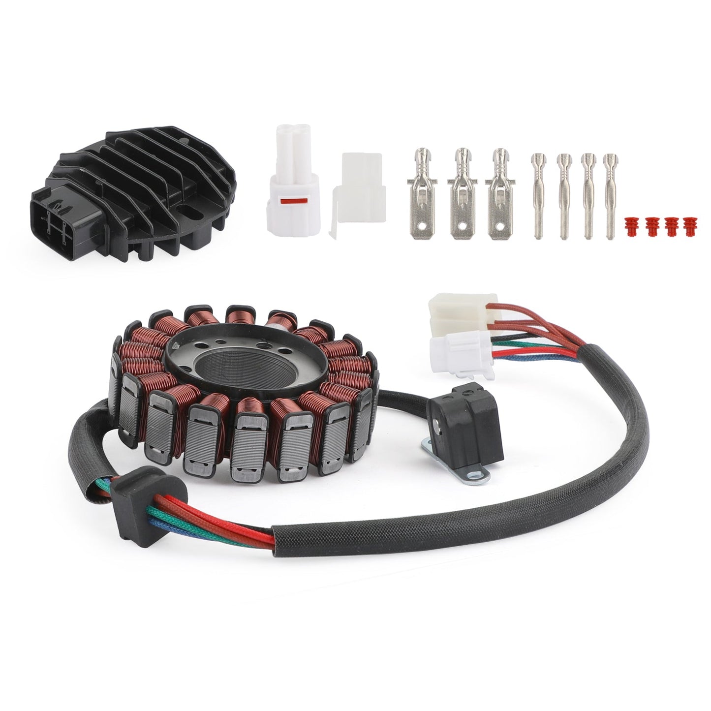 Stator & Regulator Rectifier Fit for Suzuki LT-Z400 LTZ400 Quadsport Z400 03-08