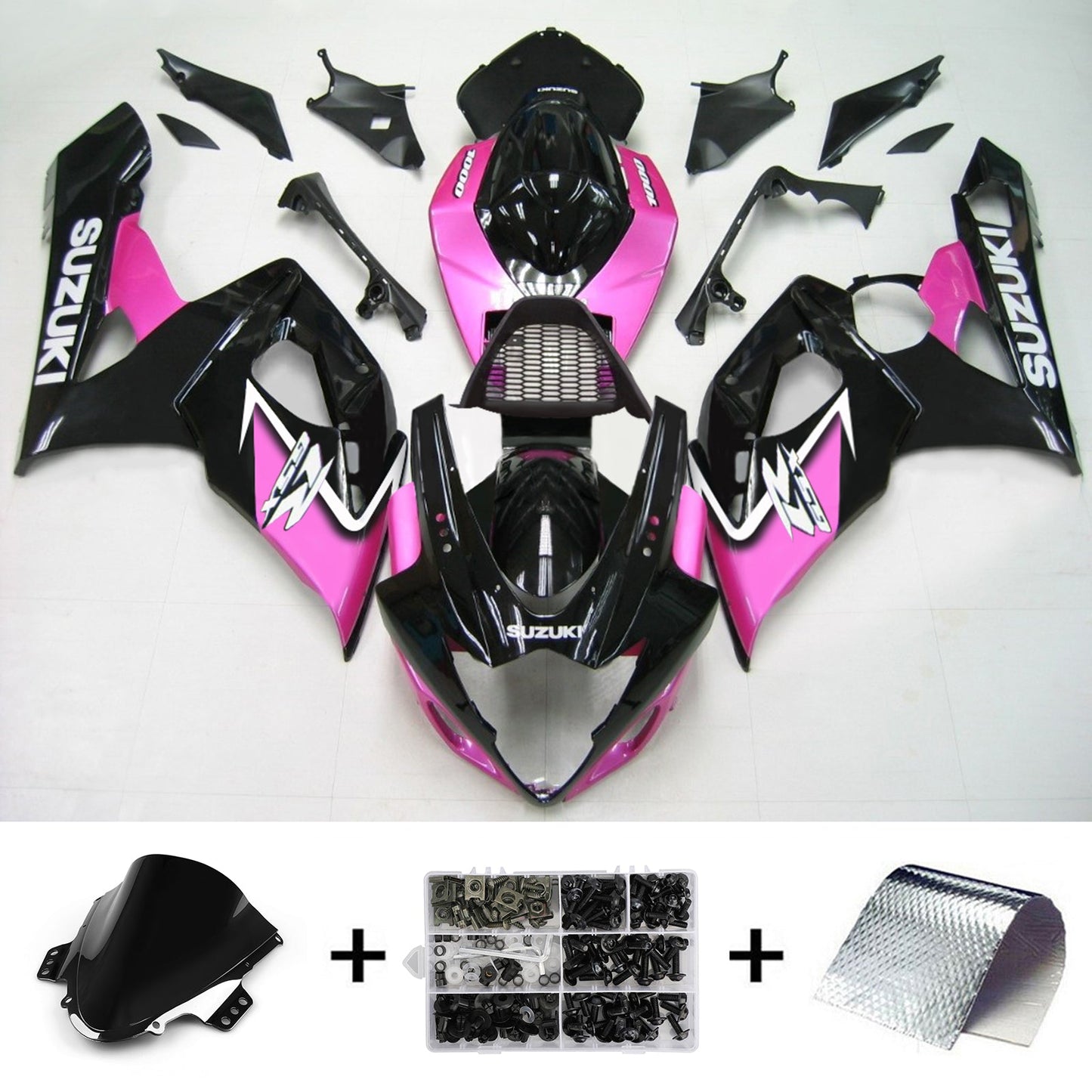 2005-2006 Suzuki GSXR1000 K5 Amotopart Injection Fairing Kit Bodywork Plastic ABS #155