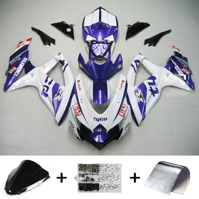 2008-2010 Suzuki GSXR 600/750 K8 Amotopart Injection Fairing Kit Bodywork Plastic ABS #149