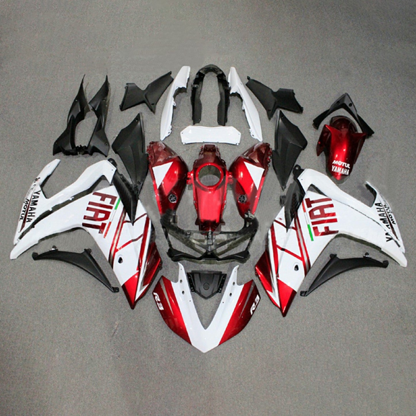 2014-2018 Yamaha YZF-R3 2015-2017 R25 Injection Fairing Kit Bodywork ABS#161