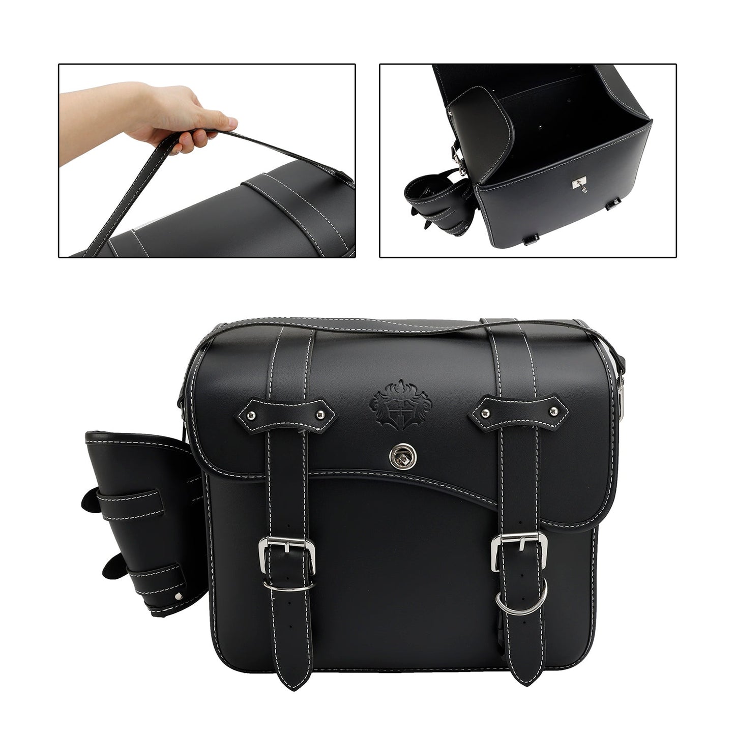 Quick Release Side Saddlebag Tool Bag Luggage Pouch Storage Thicken For Motor M