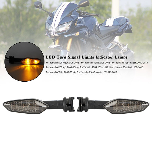 LED Turn Signal Lights Indicator Lamps For Yamaha FZ1 N FZ8 FZ6 FZ-6R TDM900 XJ6