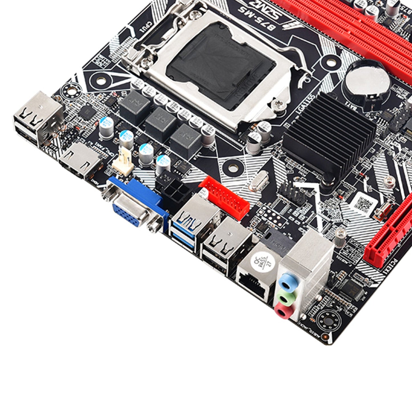 B75-MS Motherboard LGA 1155 Support 2*DDR3 USB3.0 SATA3 NVME WIFI Bluetooth