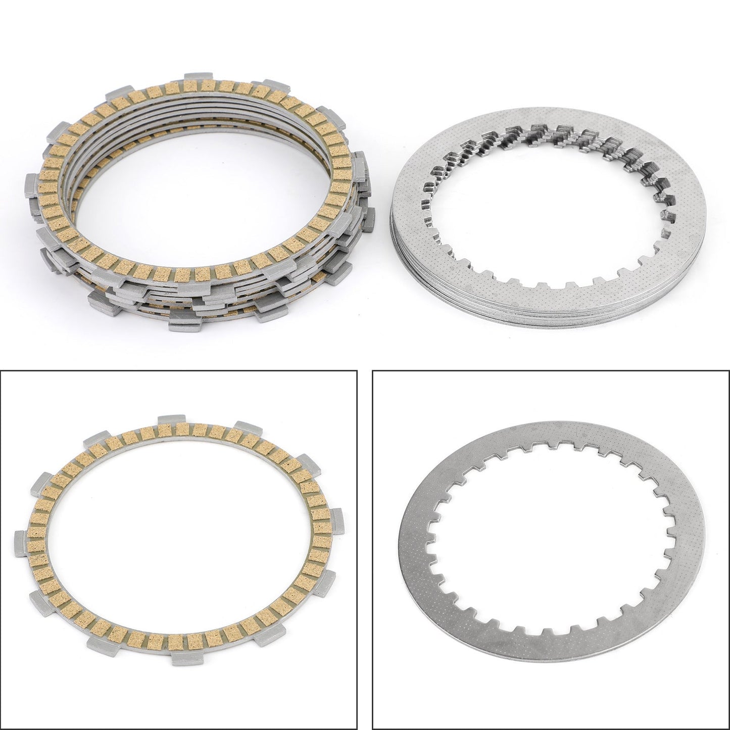 Clutch Plate Kit - Friction & Steel Plates For Honda CB500T 74-77
