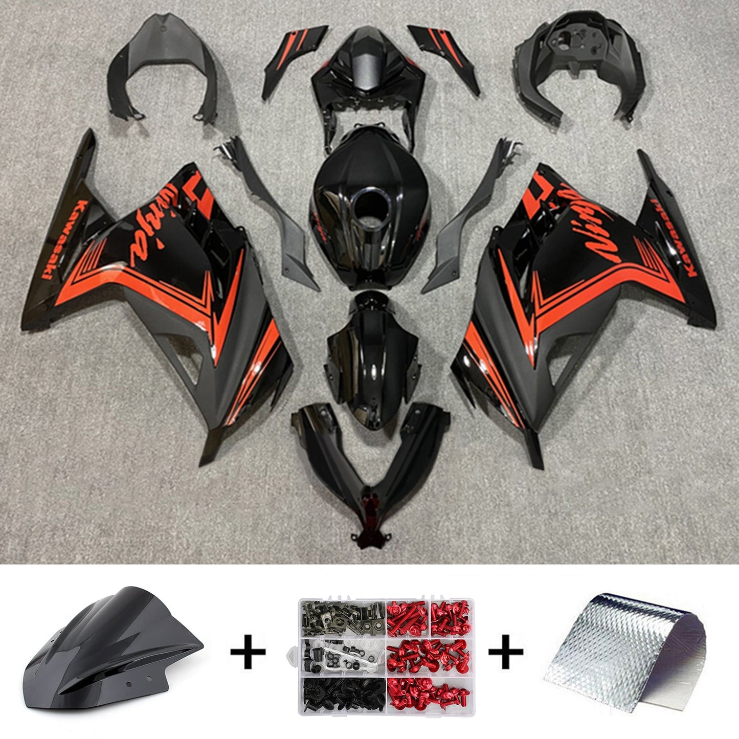 2013-2024 Kawasaki EX300/Ninja300 Injection Fairing Kit Bodywork Plastic ABS#161