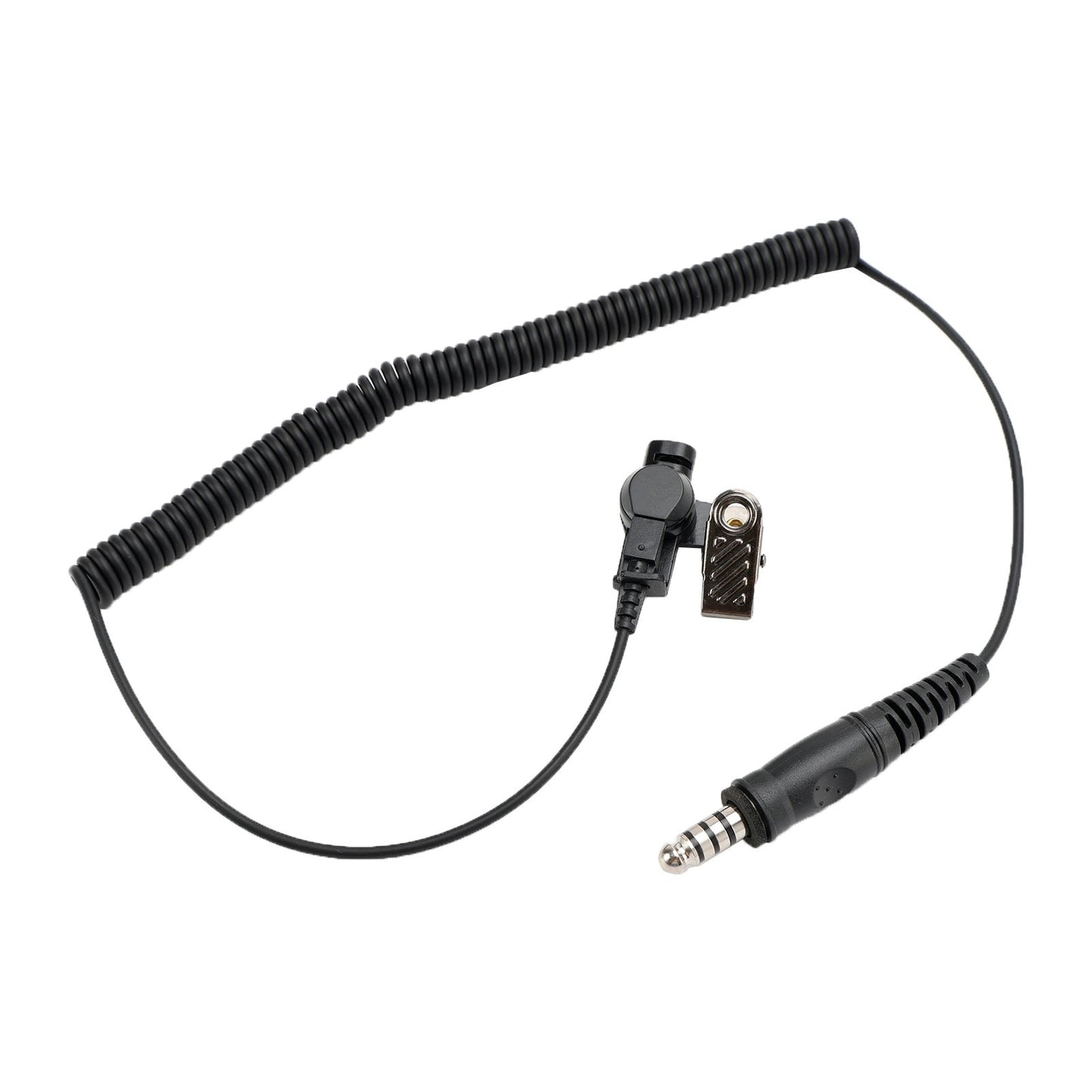 7.1-A3 Single Transparent Tube Headset 6-Pin U94 PTT For STP8040 STP8080 STP9000