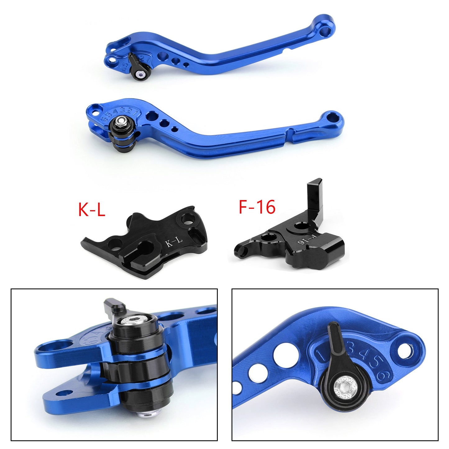 Long Clutch Brake Lever For KTM 390 2019 Silver Generic