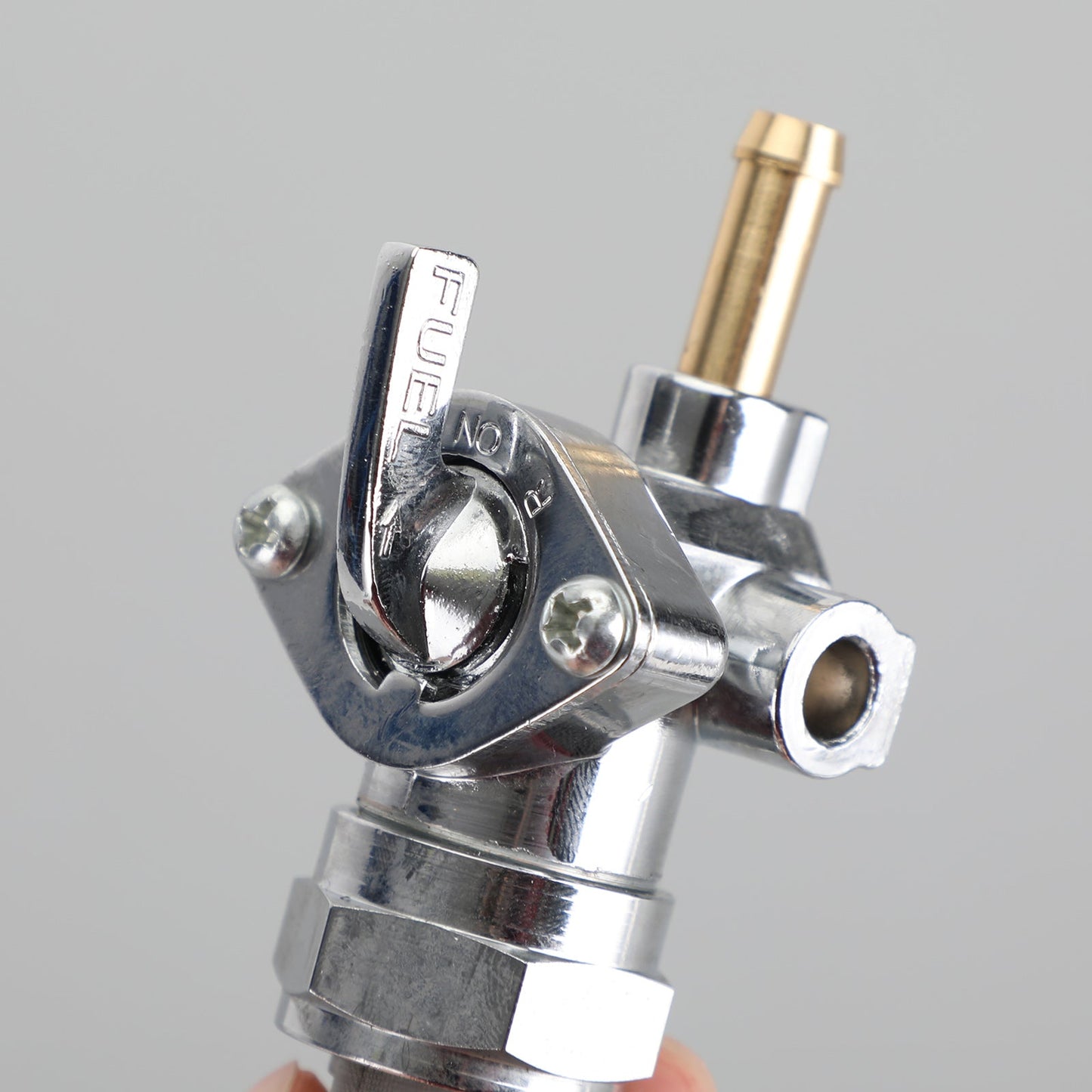 Petcock Fuel Valve Straight Outlet 22mm fit for Dyna Super Glide Electra Glide