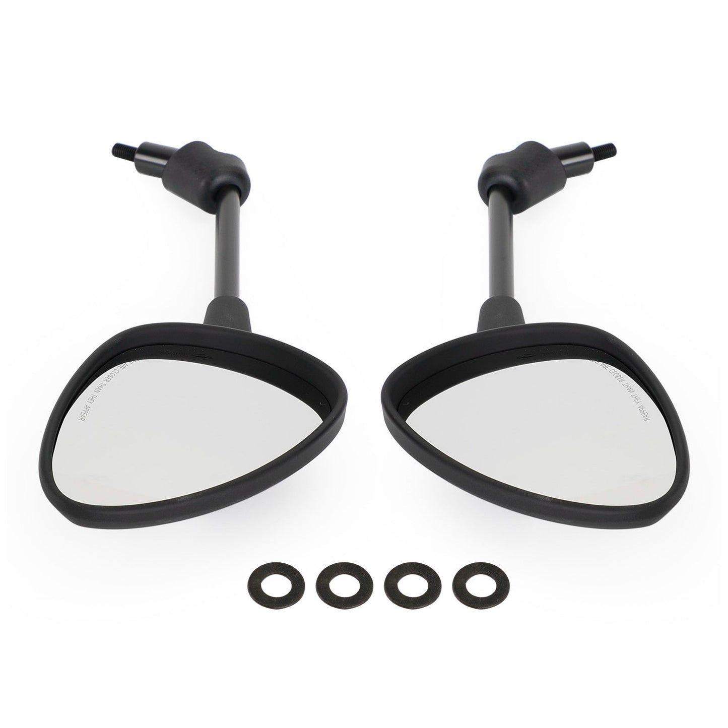 Left & Right Rearview Mirror Black For Vespa Sprint 50 125 150 2014-2022