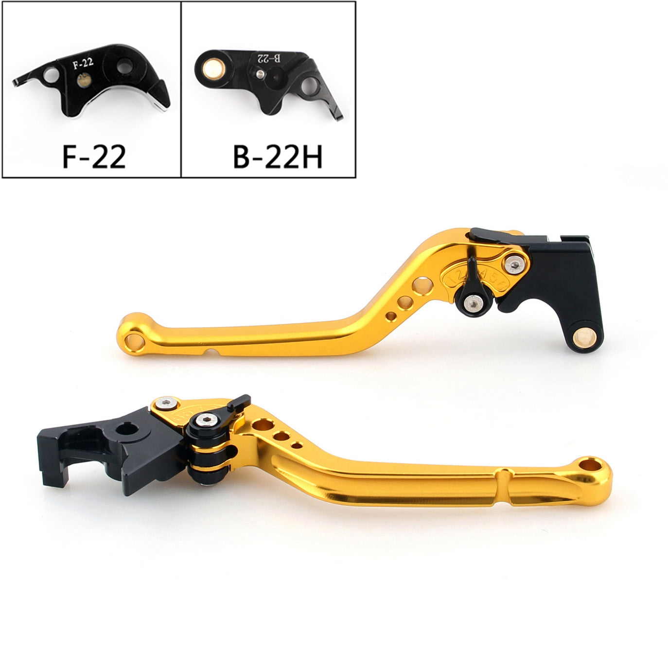 Long Brake & Clutch Lever For BMW S1000RR 15-2018 S1000R 15-2018 (F-22/B-22H) BK