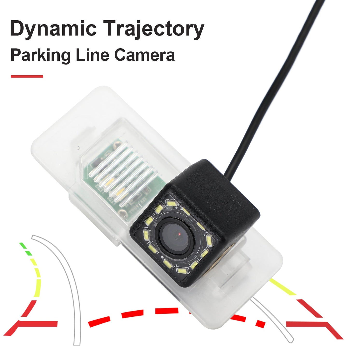 HD Dynamic Trajectory Tracks Car Wireless Rear View Camera Fit For X1 X3 X5 X6