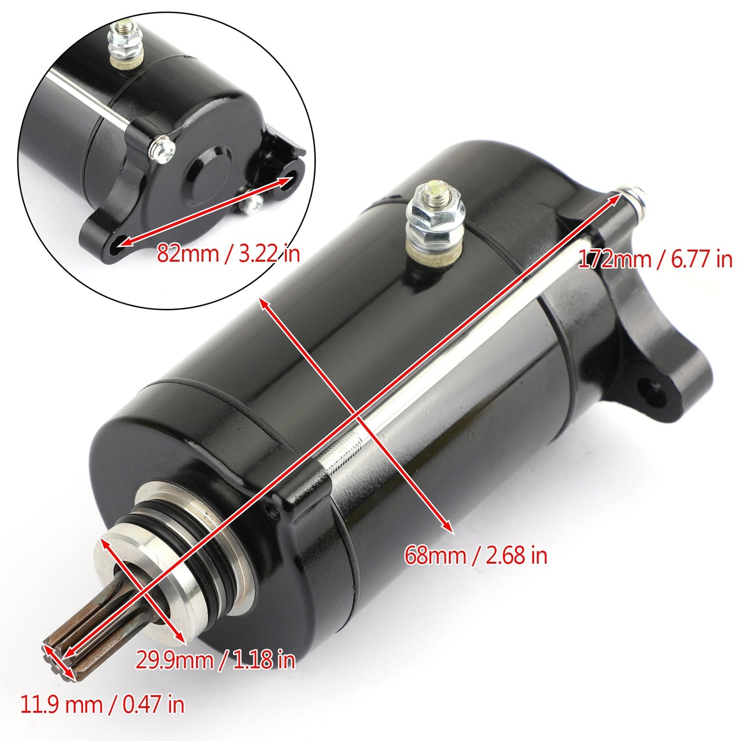 Starter Motor for Yamaha Wave Blaster Venture 760 GP760 XL760 WB760 WVT760 96-00