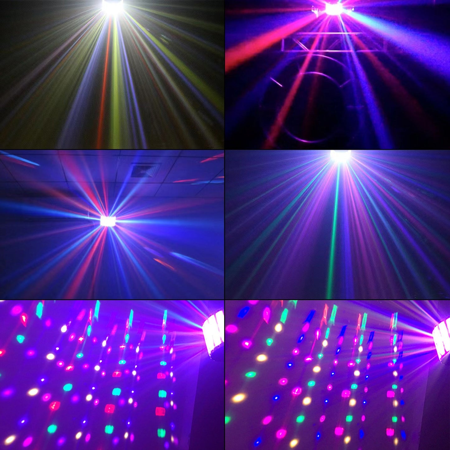LED Mini Butterfly Light DMX DJ Disco Party Club Stage Effect Beam Light Fedex Express