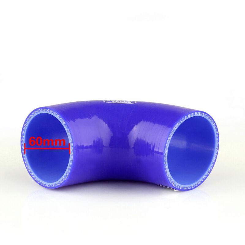 Elbow 90 Degree 90mm 60mm Silicone Pipe Hose Coupler Intercooler Turbo Intake