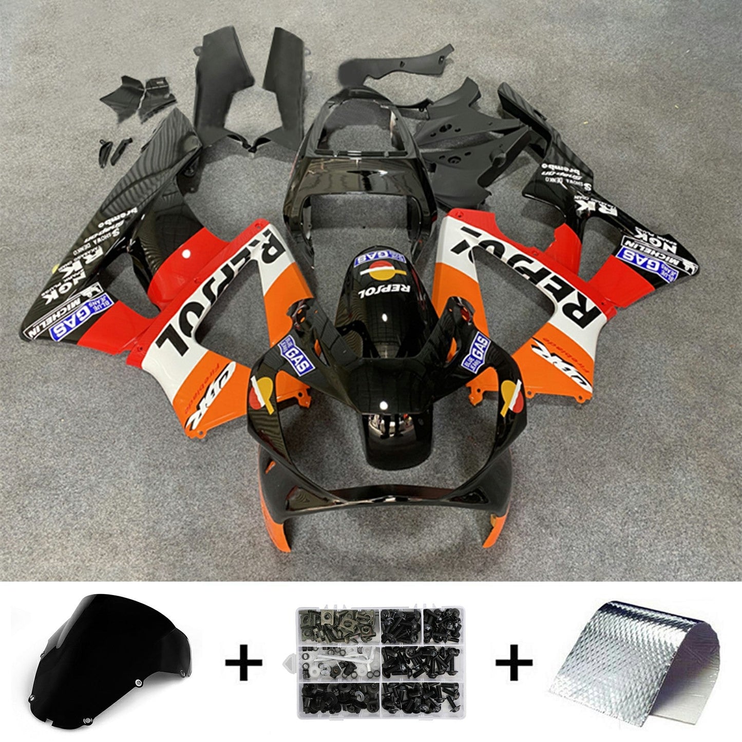 2000-2001 Honda CBR929RR Injection Fairing Kit Bodywork Plastic ABS#139