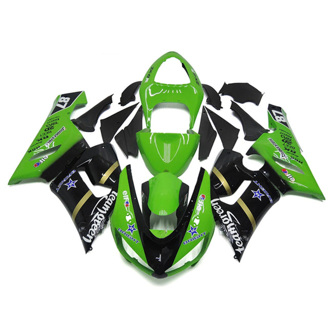 2005-2006 Kawasaki ZX6R 636 Fairing Kit Bodywork Plastic ABS